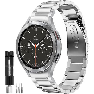 Galaxy Watch 4 5สายเหล็กสแตนเลสสำหรับ Samsung Watch4/5 44มม. 40มม. คลาสสิก46มม. 42มม.
