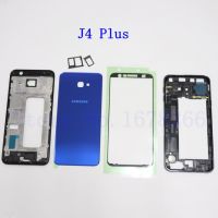 【✔In stock】 diyi45718 Samsung Galaxy J4บวก2018 J4 J415f J415 Sm-J415f หน้าจอ Lcd ที่อยู่อาศัยเต็มรูปแบบกรอบกลาง J4กรอบเคสประตู