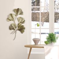 【NEW】【Penghantaran Privasi Tinggi】 Strictly Selected Nordic Wall Wall Decoration Light Luxury Wall hanging Three-Dimensional Ginkgo Wall Hanging Home Simulation Wall Hanging Decoration