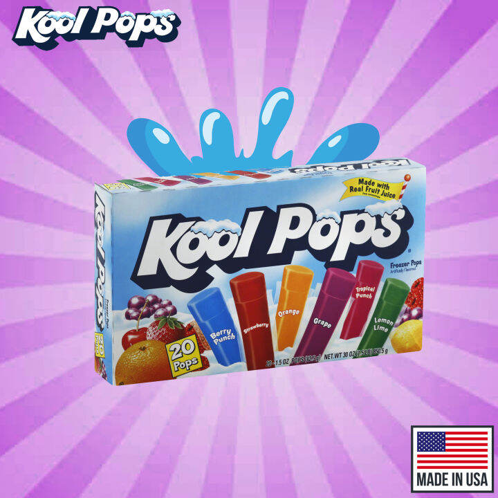 KOOL POPS™ KOOL POPS (Freezer pops) 20pops Freezer Bars Kool Pops