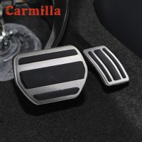 Carmilla Stainless Steel Car Pedals Gas Brake Cluth Pedal Cover for Peugeot 508 for Citroen C5 2012 2014 C6 Accessories