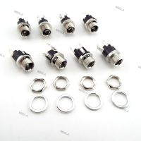 5.5 x 2.1mm DC Power Jack Panel Mount Terminal 3 Pin 5.5 2.1mm DC Female Socket Supply Electrical DC Jack Connector 6TH