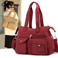 ✚▦❃ Kathleen 2022 new big bag nylon Oxford cloth work shoulder inclined