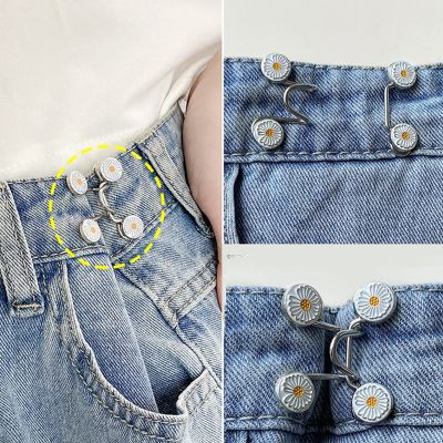 hot【DT】 Y2k Brooch Set Tighten Waist Brooches for Skirt Pants Jeans Adjustable Clip Metal Pins Clothing Accessorie