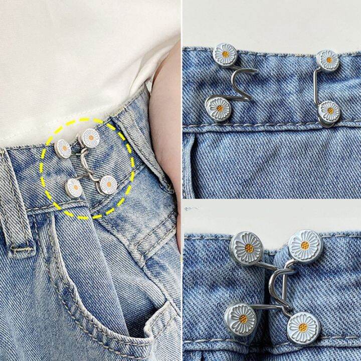 hot-dt-y2k-brooch-set-tighten-waist-brooches-for-skirt-pants-jeans-adjustable-clip-metal-pins-clothing-accessorie