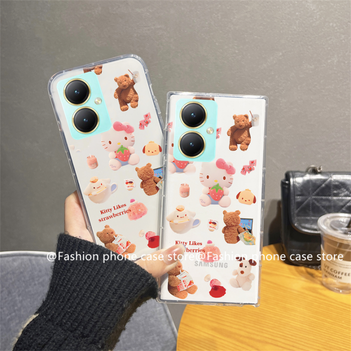 เคสโทรศัพท์-vivo-y27-y36-y78-phone-case-เคส-vivoy27-4g-5g-เคสการ์ตูนเฮลโลคิตตี้น่ารักอินเทรนด์ซิลิโคนนิ่มฝาครอบ2023