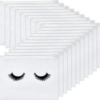 {Hot} 50ชิ้น Eyelash Bags Lash Bags For Aftercare Bags Eyelash Makeup Bags With Zipper For Women