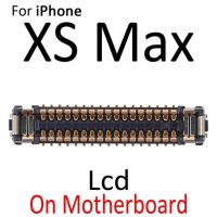 2ชิ้น Lot สำหรับ Iphone X Xr Xs Max Lcd ดิจิไทเซอร์แสดง3มิติขั้วต่อทัชสกรีนบนสายเมนบอร์ดโค้ง