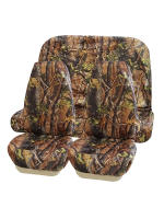 Universal Car Seat Cover Camouflage ด้านหน้าด้านหลัง Breathable Auto Seat Protector สำหรับ SUV Off-Road ยานพาหนะตกปลาภายในรถ