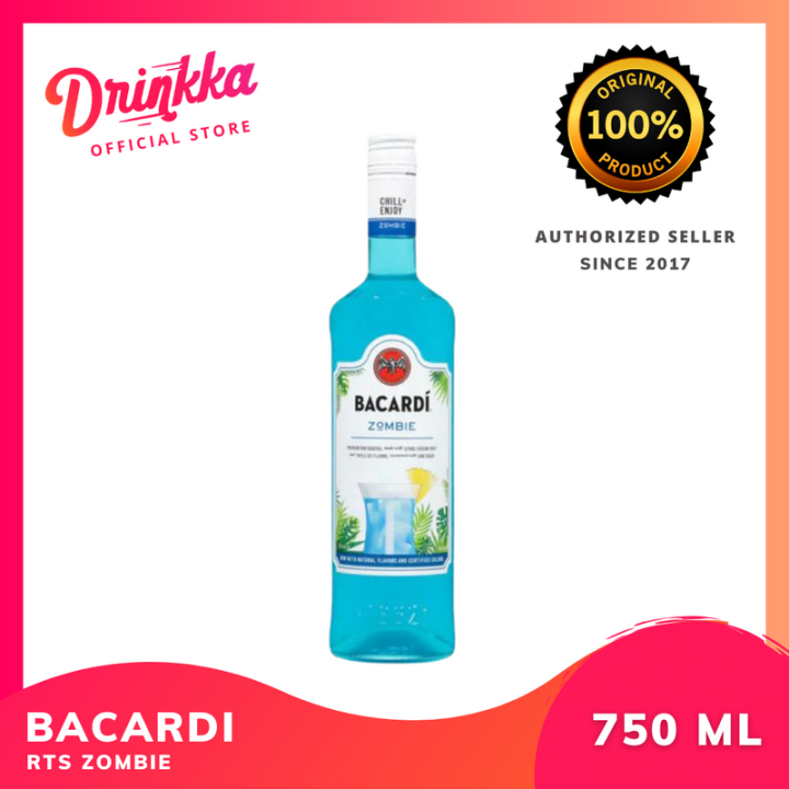 Bacardi RTS Zombie Cocktail Rum 750ml Lazada PH