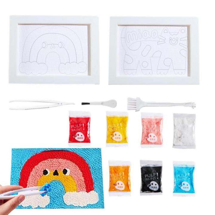 puzzle-puncture-painting-texture-painting-diy-handmade-toys-for-kids-educational-art-painting-set-texture-paste-and-kids-painting-material-for-beginner-gaudily