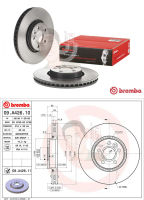 09 A426 11 จานเบรค ล้อ F (ยี่ห้อ BREMBO) รุ่น UV VOLVO S60 II S80 II ล้อ 17"นิ้ว ปี