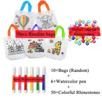 DIY Drawing Educational Toys Children Graffiti Bag Kindergarten Hand Painting Watercolor pen diamond Materials kids Gift ZXH