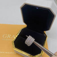 VVS Moissanite เพชรต่างหูคลาสสิกรอบ S925เงินเย็นออกหูกระดุมสำหรับผู้หญิงผู้ชายเครื่องประดับระดับไฮเอนด์ผ่านการทดสอบเรือฟรี