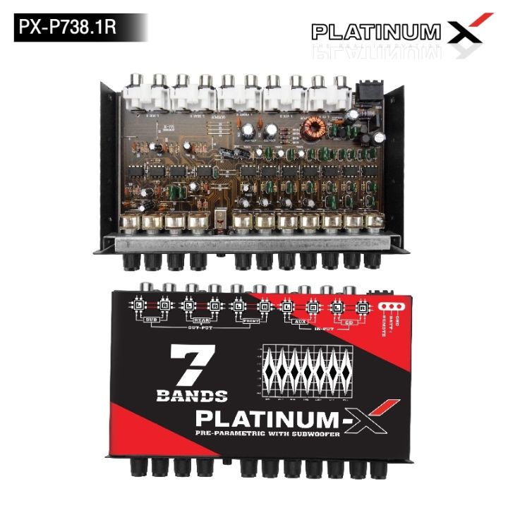 platinum-x-ปรีแอมป์-7แบนด์-รุ่นใหม่-738-1r-737max-ซับแยกอิสระ-แต่งเสียงได้ดีบิดติดมือ-ปรีปรับเสียง-ปรีแอมป์-ปรี-แอมป์-เครื่องเสียงรถยนต์