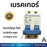 รุ่นขายดี เบรคเกอร์ งานไฟฟ้า BF เมนเบรคเกอร์ 2สาย 32 แอมป์ RFB1-63  ตัดไฟ ป้องกันไฟดูด ไฟรั่วอย่างมีประสิทธิภาพ รองรับมาตรฐาน มอก Circuit Breaker