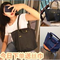 LONGCHAMP 2022กระเป๋าผู้หญิงแบบลำลองใหม่ลองฌองป์ปัก70th ครบรอบปีกระเป๋าถือสะพายไหล่ข้างเดียวกระเป๋าความจุมากแม่