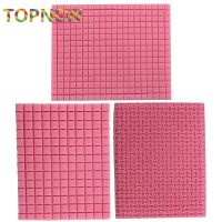 New Small &amp; Big Grid Texture Woven Bag Cookie Mat Fondant Mold Cupcake Biscuits Mould Silicone Sugar Mold Cake Decoration Tools Bread Cake  Cookie Acc