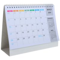 Tabletop Easels For Painting Calendar Flip Desk Small 2024 Calendars Office Decorations Cute Tabletop Paper Calander Desktop