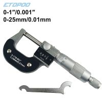 0-25/0-1” 0.001” 25-50mm outside micrometer with counter read digital Micrometer counter micrometer thickness gauge tool