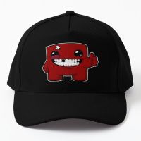 Super Meat Boy Forever Baseball Cap Hat Bonnet Outdoor Mens Snapback Czapka Summer Fish Hip Hop Sport Black Casual Boys Women