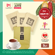 Combo 3 gói dùng thử bột cacao nguyên chất không đường CACAOMI Premium gu