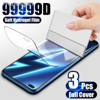 3PCS Hydrogel Film For Realme 10 GT NEO 3 2 5 8i 8 7 6 9 Pro Plus Screen Protector Narzo 30 X2 X50 Pro XT C3 C11 C15 Not-Glass