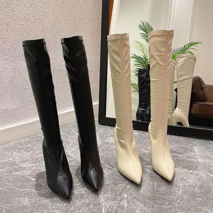 cod-dsdgfhgfsdsss-fashion-white-long-boots-womens-pointed-toe-stiletto-high-heels-boots-slim-stretch-martin-high-leather-boots