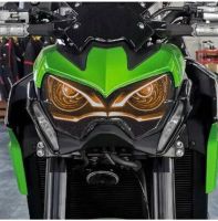 ไฟหน้ารถจักรยานยนต์สติกเกอร์ตกแต่งสำหรับ KAWASAKI Z900 Z 900 2020 2021รถจักรยานยนต์3D ไฟหน้าหน้ากากป้องกันรูปลอก