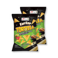 [ส่งฟรี!!!] คริปคริป ตอร์ติญ่าข้าวโพดย่าง 75 กรัม x 2 ถุงKrip Krip Tortilla Roasted Corn Flavor 75g x 2 pcs