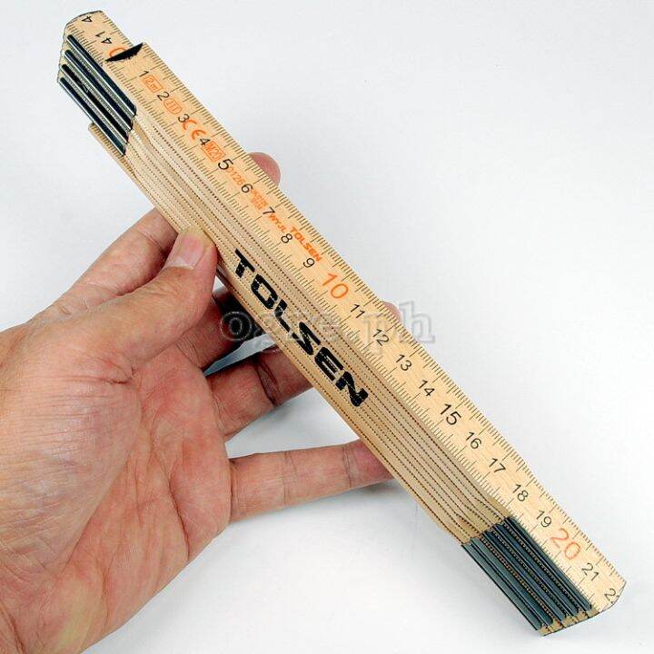 Tolsen 35046 Wood Folding Metric Ruler 2m Lazada PH