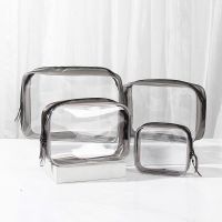 1PC Female Women 39;s Waterpfoof Cosmetic Bags Transparent Toilet Makeup Bags Pvc Clear Zipper Travel Make Up Organizer Bag Girl