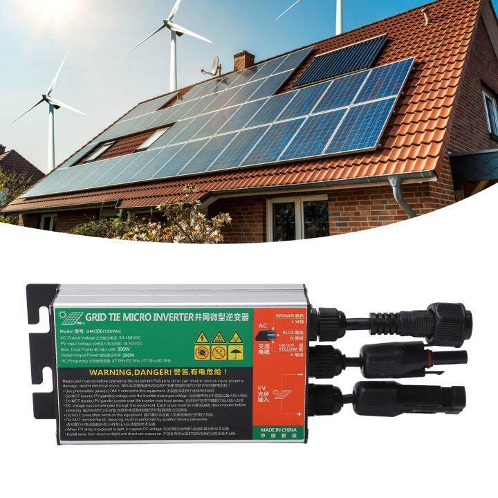 Small Inverter Module Grid Tie Microinverter GMI Micro Inverter Safe AC 110V for Small Solar ...