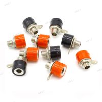 10pcs/lot 4mm Banana Binding Post Socket Insert Connector Nickel Plated Diy Tester Instrument Terminal 17TH