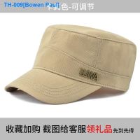 ✻ Road tile brand flat hat age season cotton washing do not fade middle-aged and old mens four seasons park leisure cap cap