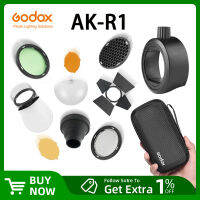 Godox ประตูยุ้งข้าวสำหรับ,Snoot,ฟิลเตอร์สี,รีเฟล็กเตอร์,รังผึ้ง,ชุดลูกบอลกระจายแสงสำหรับ AD200 Godox H200R V1หัวแฟลช