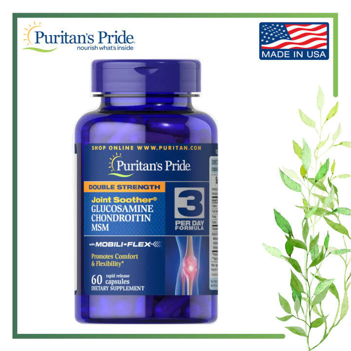 Puritan’s Pride [EXP 08/25] Double Strength Glucosamine, Chondroitin