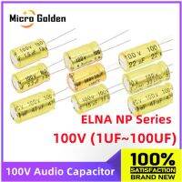 (10pcs) 100V Audio Capacitor Non Polarity ELAN NP Series Electrolytic Capacitors 1/1.5/2.2/3.3/4.7/6.8/8.2/10/15/22/33/47/68UF Electrical Circuitry Pa