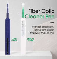 Fiber Optic Cleaner Pen LCSCFCST 1.25mm+2.5mm 800 Cleans Anti static connector Adapter Cleaning Pen Smart cleaner SC