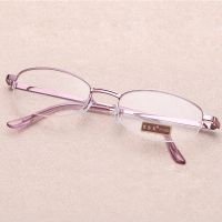 Women Metal Alloy Half Frame Reading Glasses Retro Anti-fatigue High Quality Purple Presbyopic Glasses Diopter 1.0 To 4.0 очки