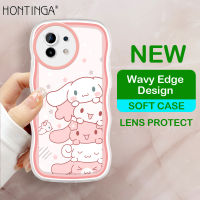 Hontinga เคสสำหรับ Xiaomi Mi 11 Lite 5G NE 11T Pro 5G 12T Mi 9T Pro เคสใสใสลายการ์ตูนเมโลดี้เคสยางซิลิโคนนิ่มลายหยักเคสด้านหลังเคสโทรศัพท์เคสนิ่มสำหรับเด็กผู้หญิง