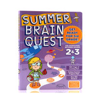 Summer brain quest between grades 2 &amp; 3 brain tasks summer exercise book for grades 2-3 American preschool general practice