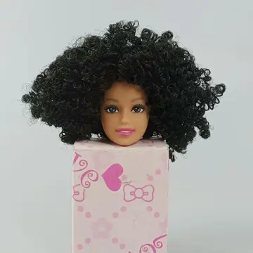 Black barbie head online styling doll