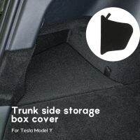 hot【DT】 Rear Organizer Lids Only for Tesla Y Side Storage LidsGarbage Bins Car Accessories