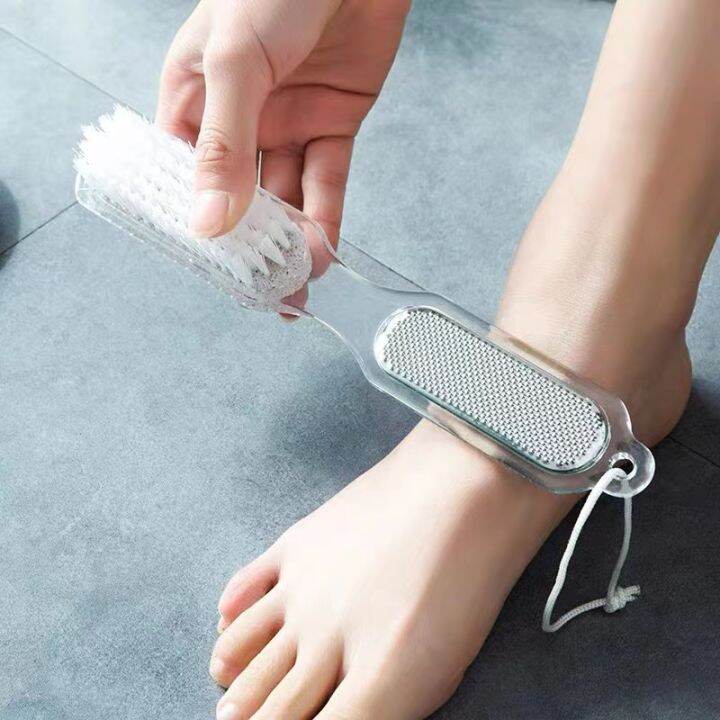 4in1 Foot Tool File Brush Grinder Foot Scrub Dead Skin Calluses