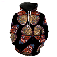 New Cartoon Butterfly Mens Hoodies Fashion 2022 Hot Sale Cool Tops Unisex Pullover Spring Casual with Hood Jackets Oversized Teens popular