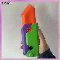 CXXP การพิมพ์3D ของเล่นแครอทแรงโน้มถ่วง พลาสติกทำจากพลาสติก บรรเทาความวิตกกังวล ของเล่นสปินเนอร์สำหรับผู้ใหญ่ แบบพกพาได้ ของเล่นบีบอัด สำหรับผู้ใหญ่