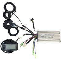 36V/48V 250W 15A Electric Bicycle Sine Wave Controller with KT LCD7U Display&amp;Thumb Throttle and Sensor Ebike Accessories