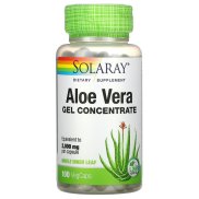 Chiết xuất nha đam, Solaray, Aloe Vera Gel Concentrate, 100 VegCaps