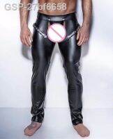 ☽✁Busters 27bf6658 Quente Sexy Abertio Virilha Exótica Calças ขนาดพิเศษชุดชั้นใน Pu เกย์ Masculino Pólo Dança Clubwear